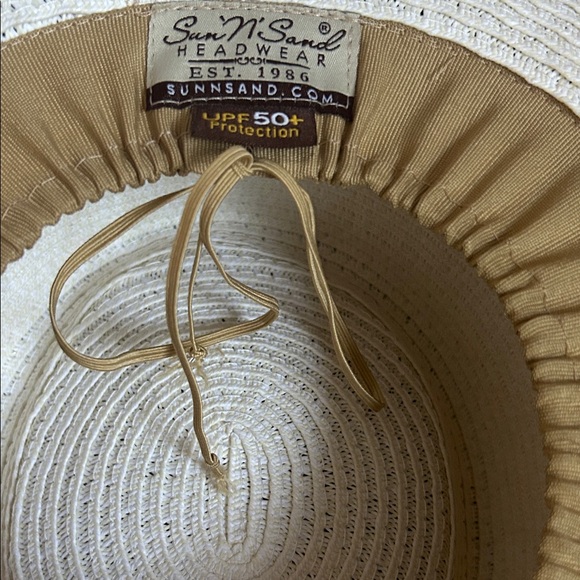 Sun ‘N’ Sand Headwear Chic Beige Sun Hat UPF 50+ Protection Adjustable - Picture 4 of 4